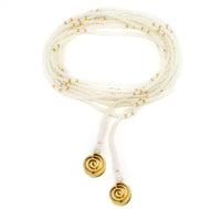 Thumbnail for Collar enredable perla detalles dorado.