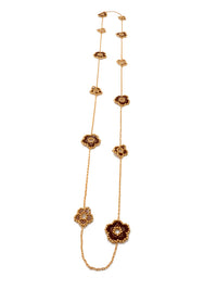 Thumbnail for Collar 12 nomeolvides dorado.