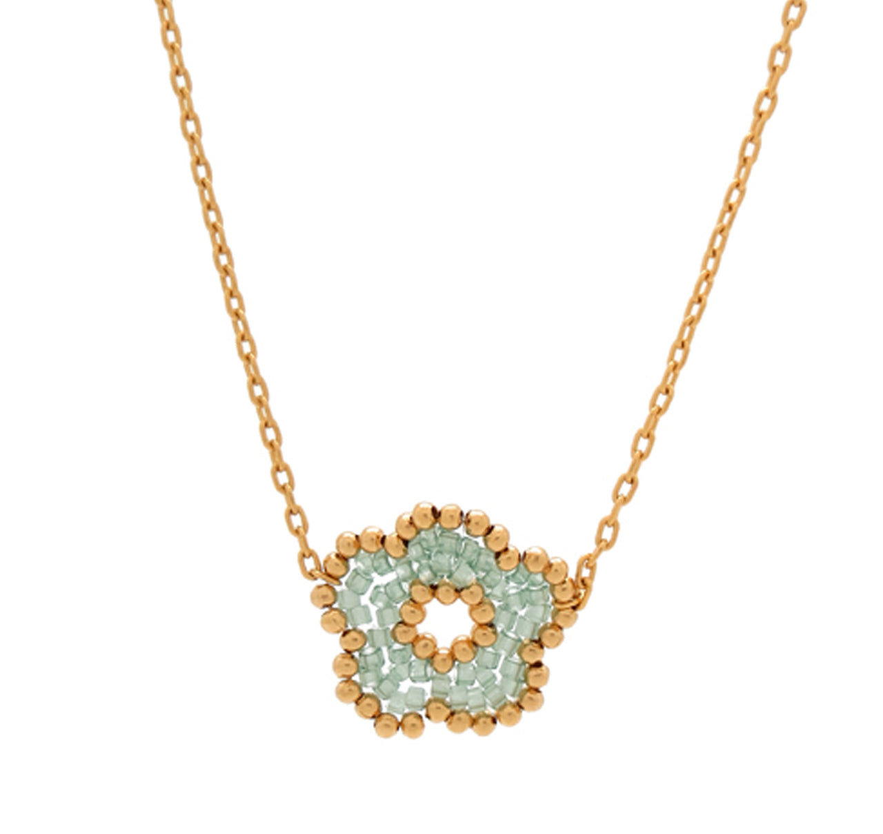 Collar 1 nomeolvides dorado