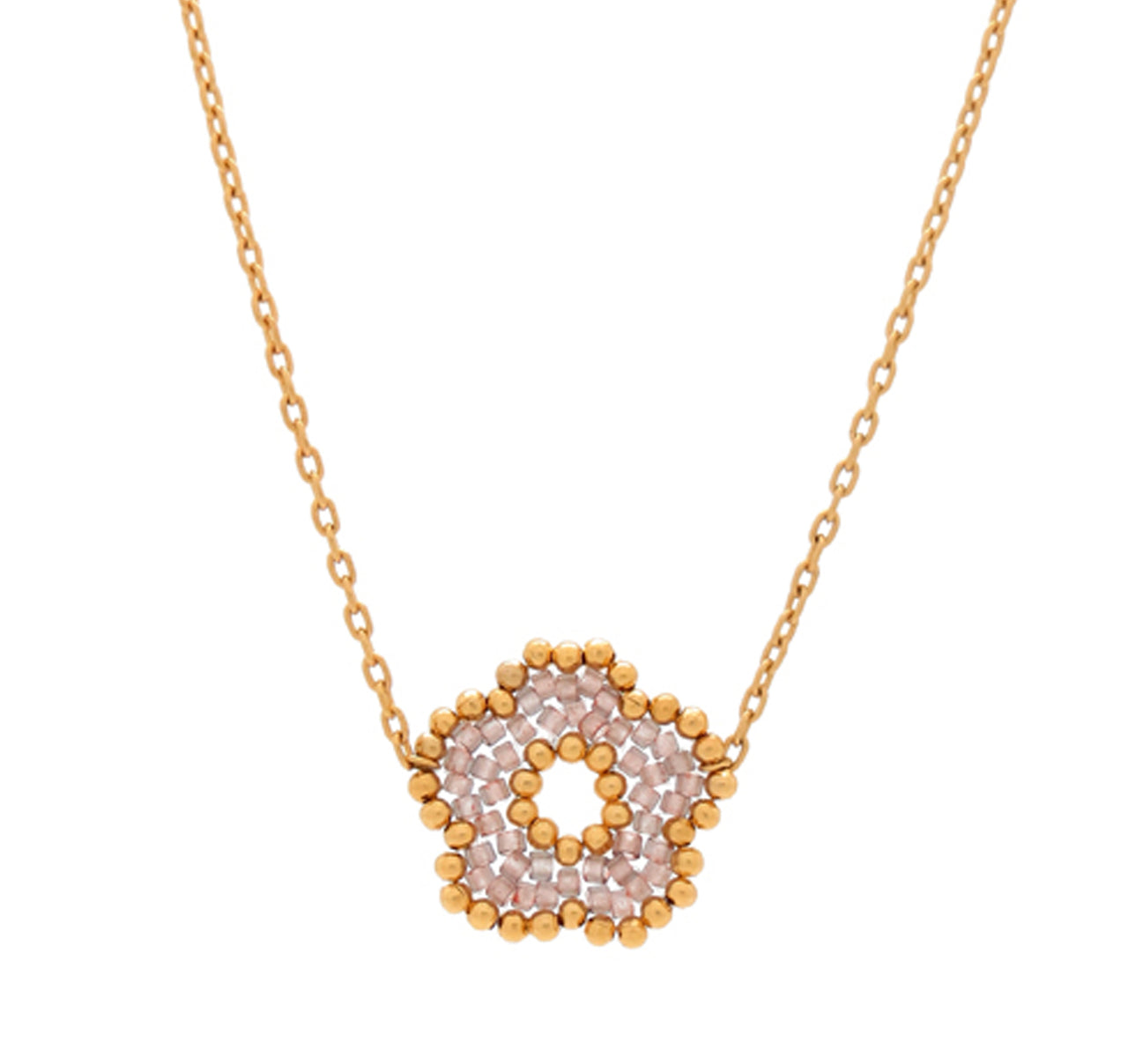 Collar 1 nomeolvides dorado