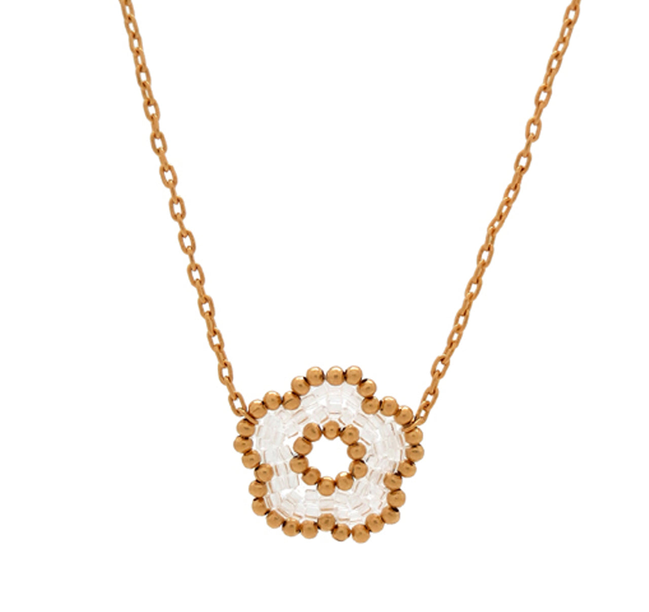 Collar 1 nomeolvides dorado