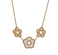 Thumbnail for Collar nomeolvides triple dorado.