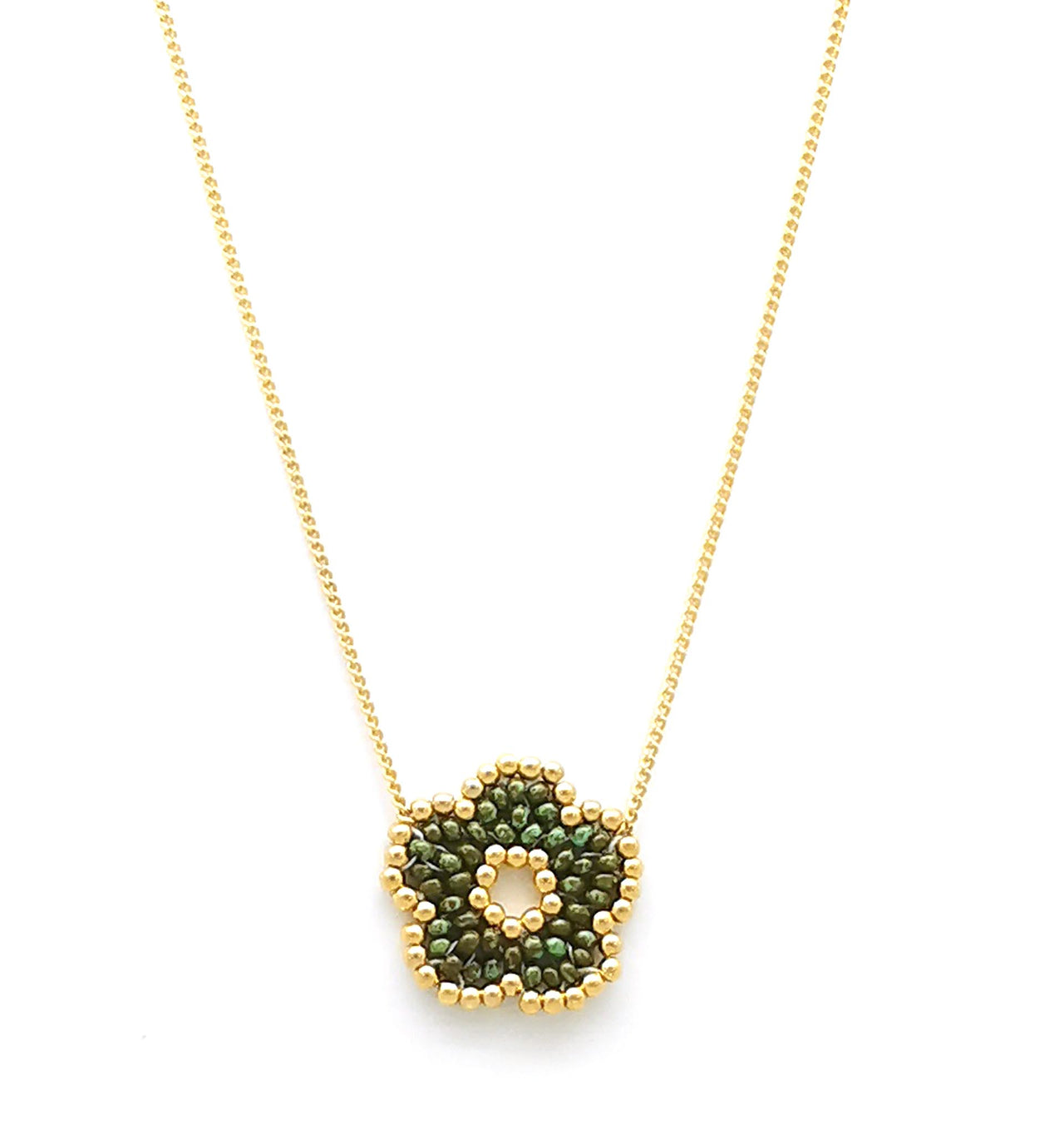 Collar 1 nomeolvides dorado