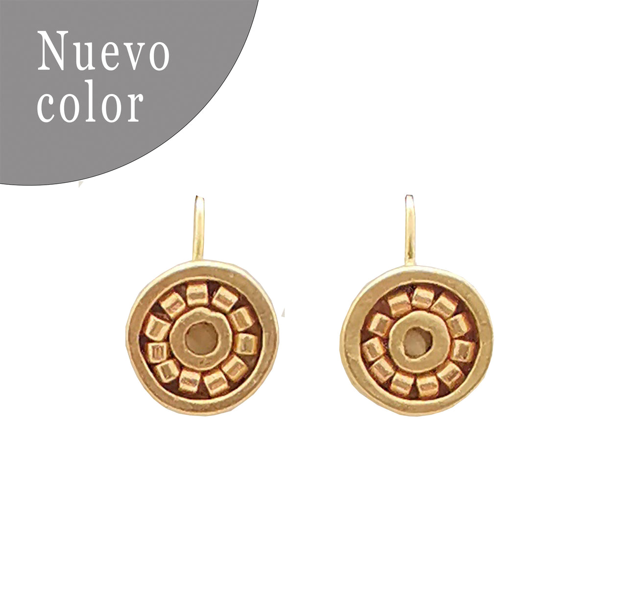 Aretes Iris dorado