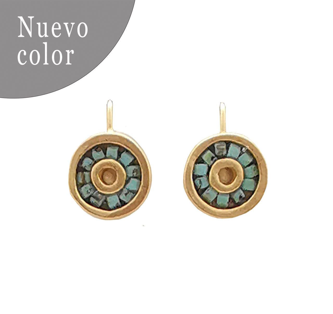 Aretes Iris dorado