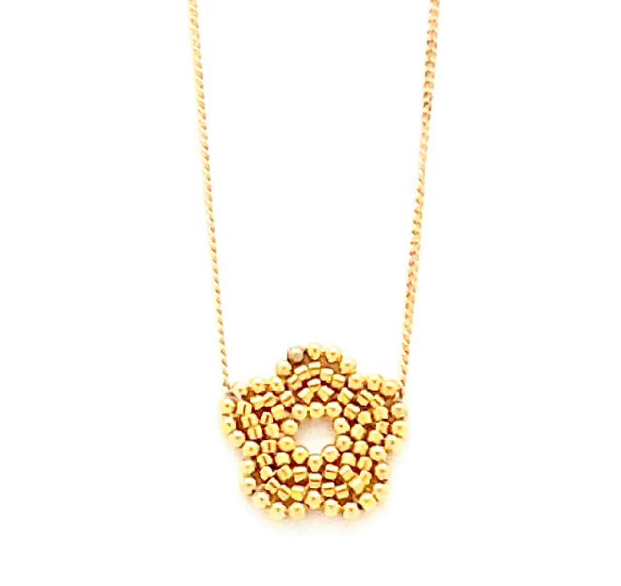 Collar 1 nomeolvides dorado