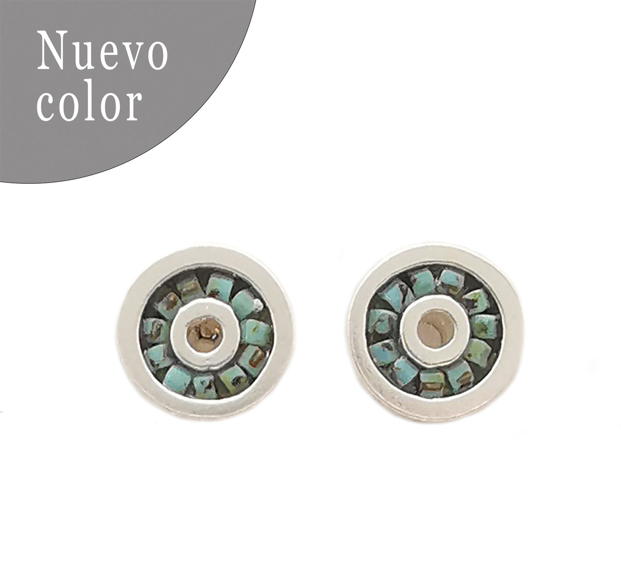 Aretes Iris plata