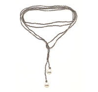 Thumbnail for Collar enredable acero detalles plata.