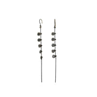Thumbnail for Aretes KATARI Piedra Iolita Plata Pavonada