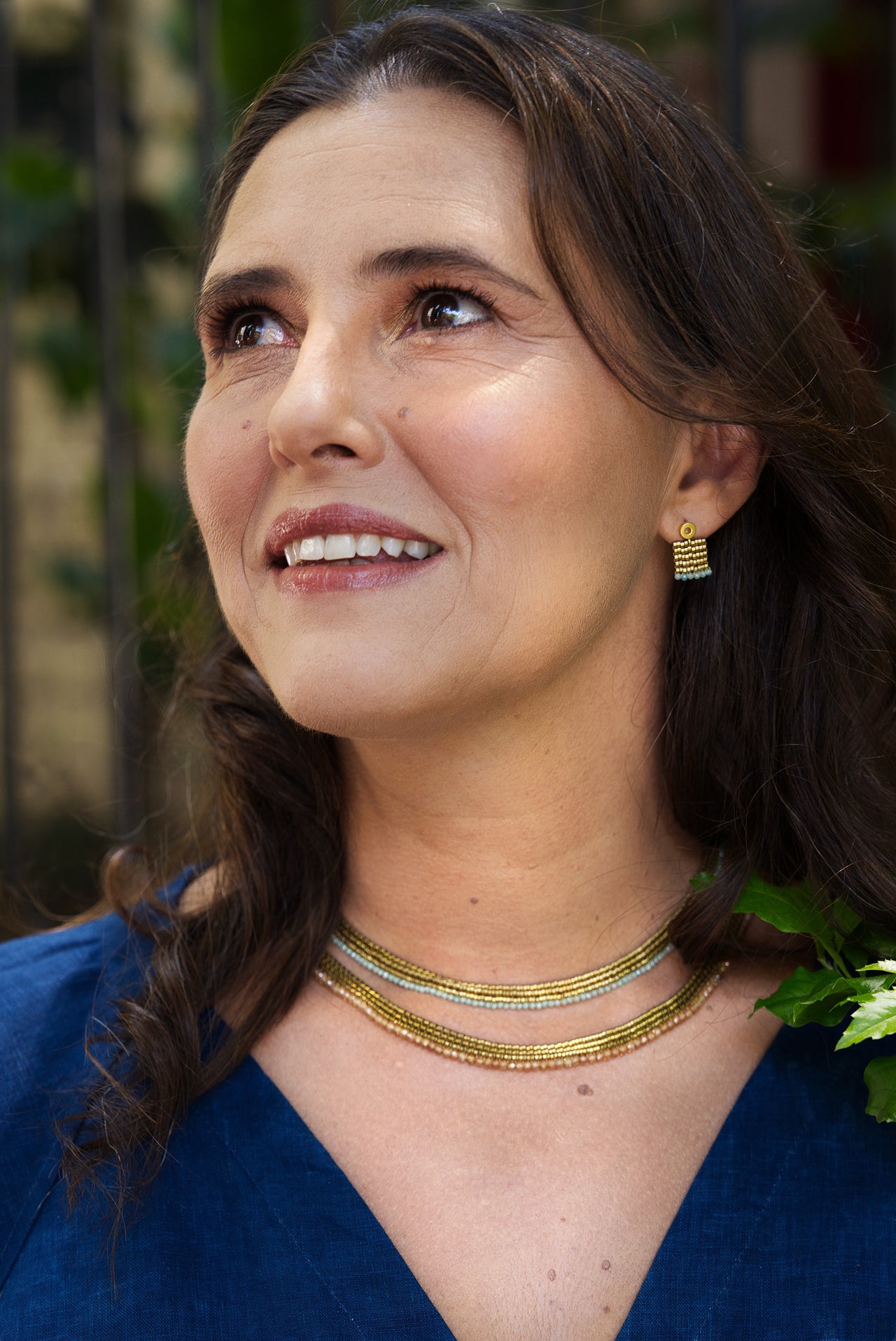 Collar Ange Aguamarina