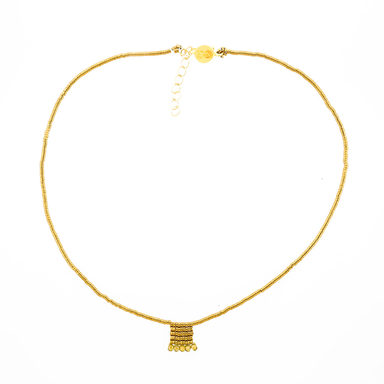 Collar Ange Dije Zirconia Verde