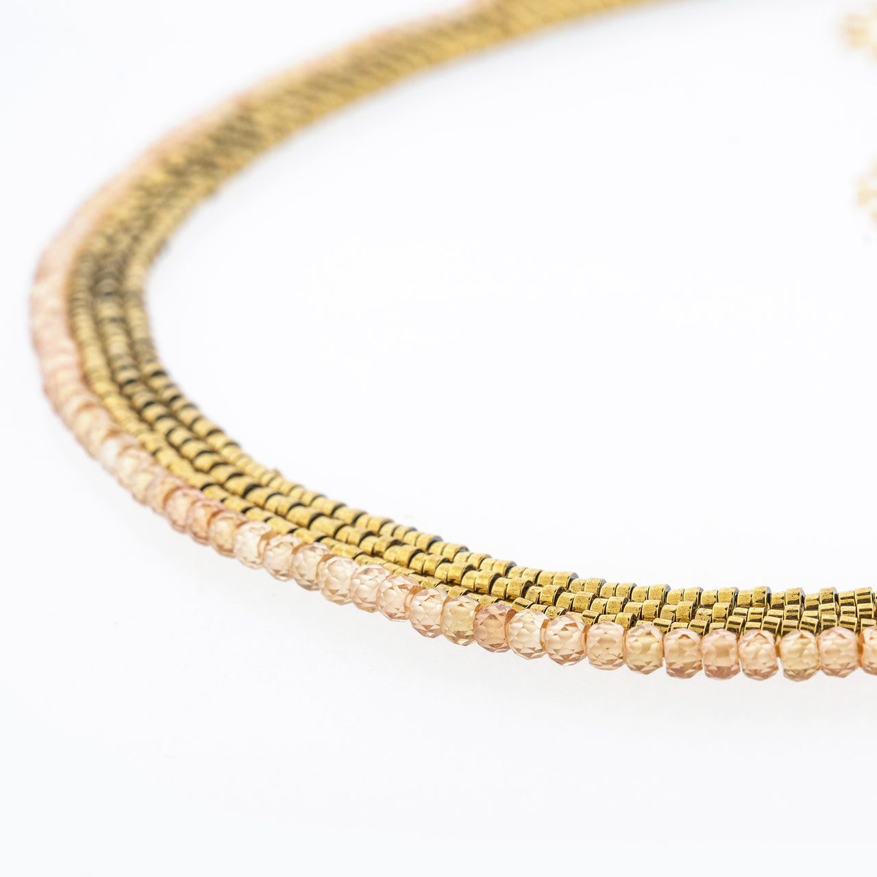 Collar Ange Zirconia Beige