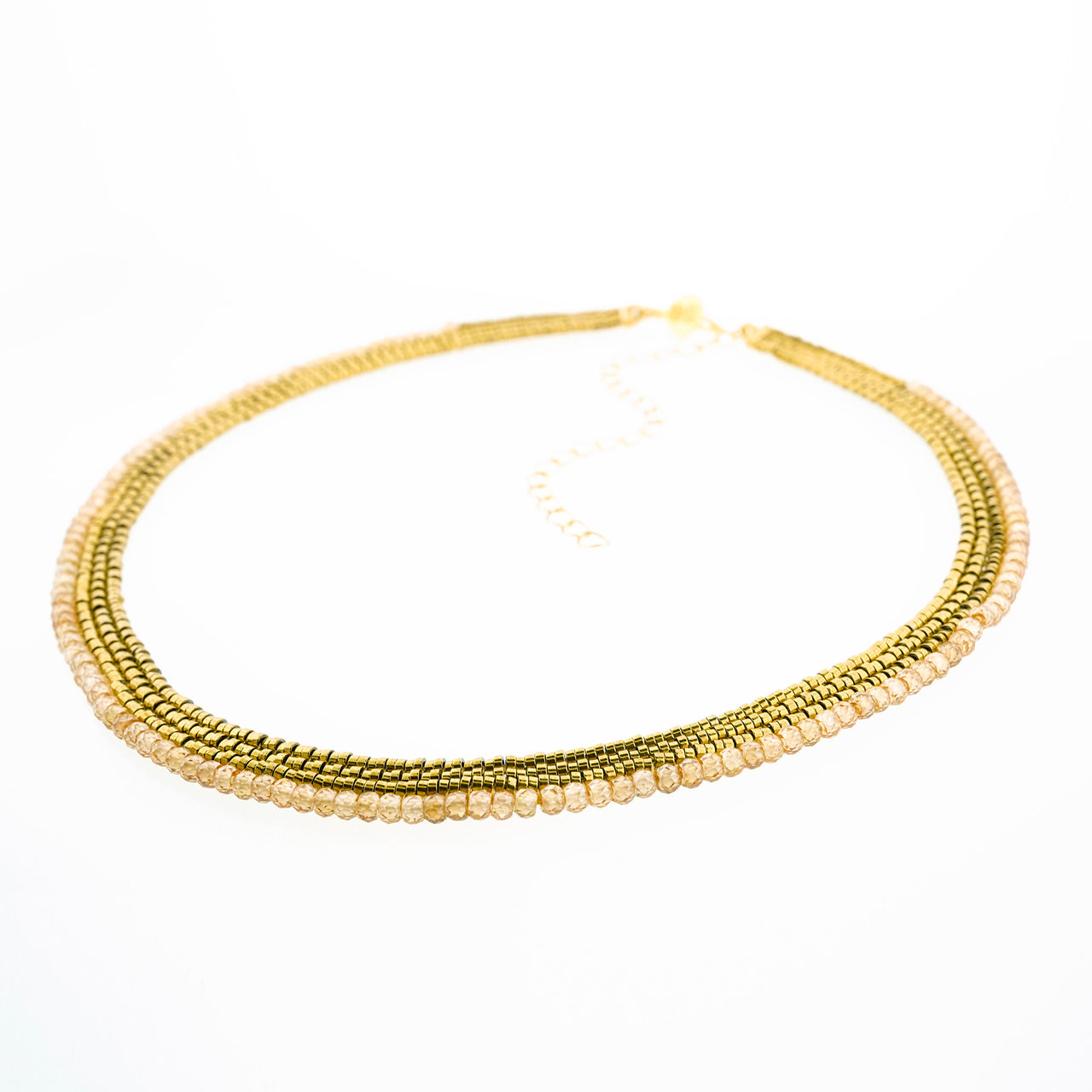 Collar Ange Zirconia Beige
