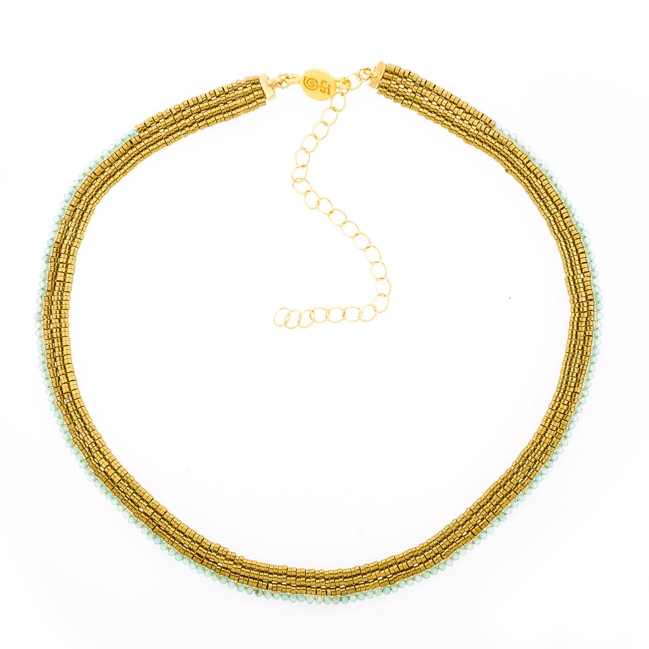 Collar Ange Aguamarina
