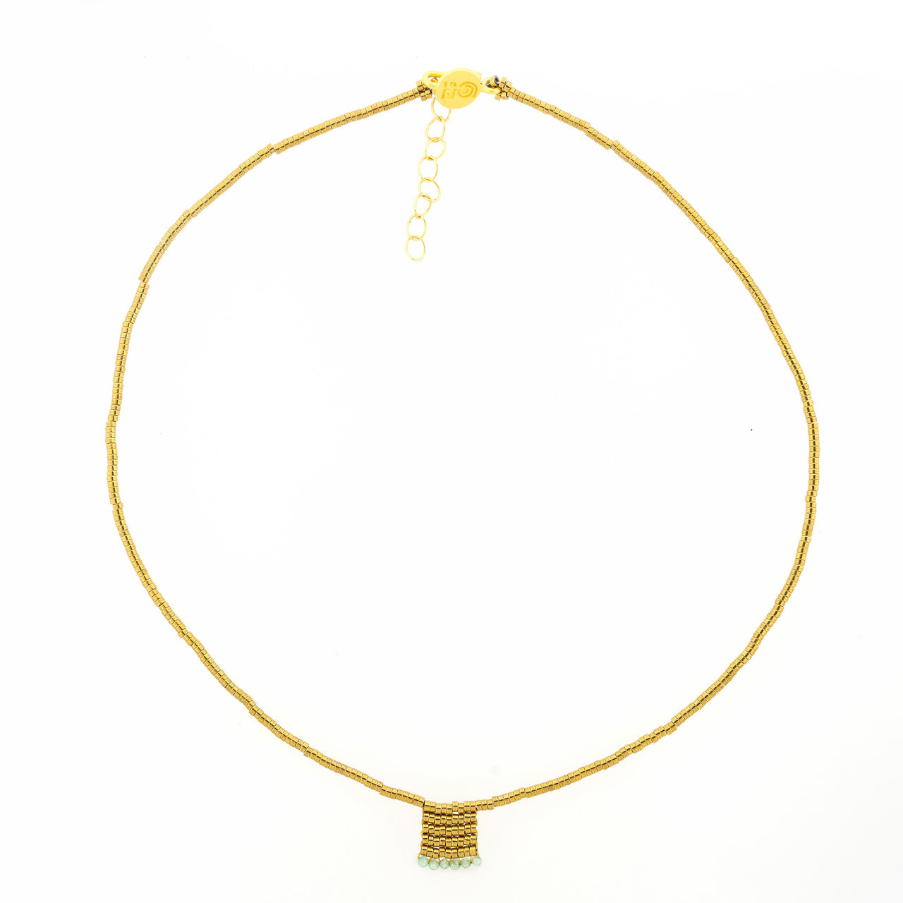 Collar Ange Dije Aguamarina