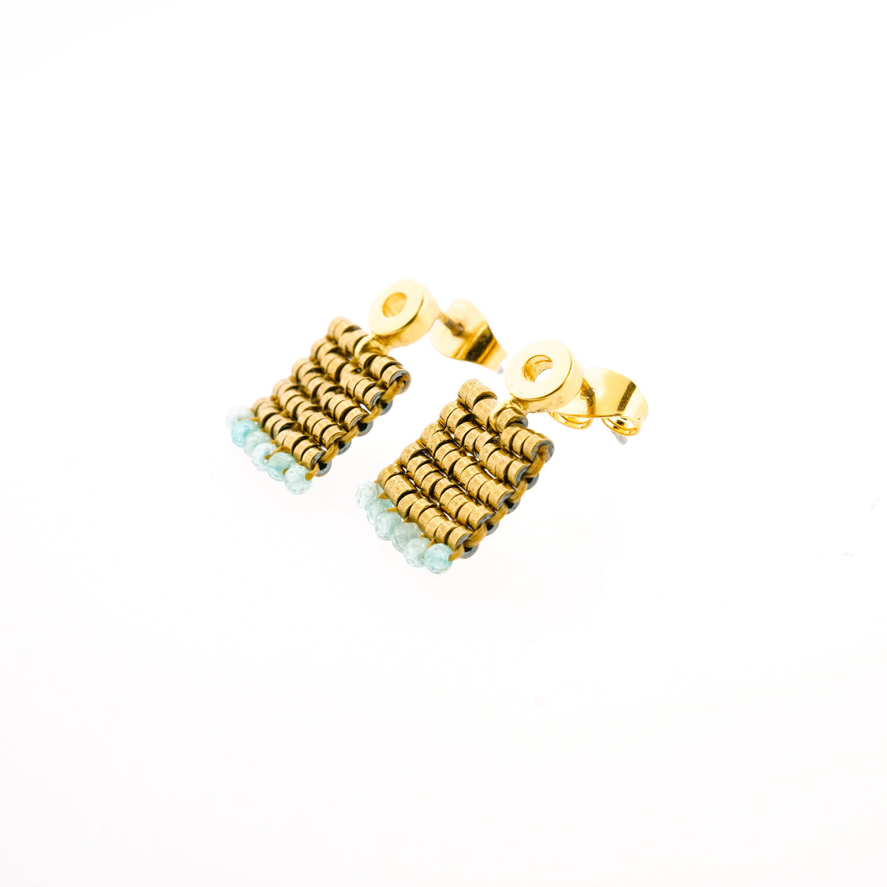 Aretes Ange Aguamarina