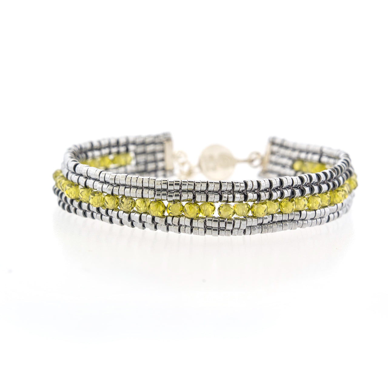 Pulsera Ange Piedras Varias Circonia Verde