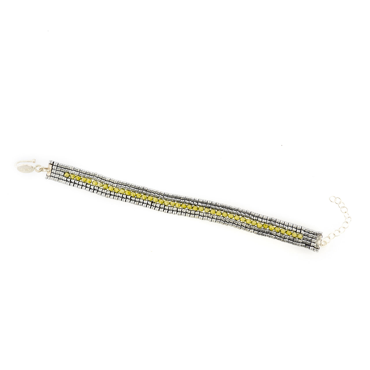 Pulsera Ange Piedras Varias Circonia Verde
