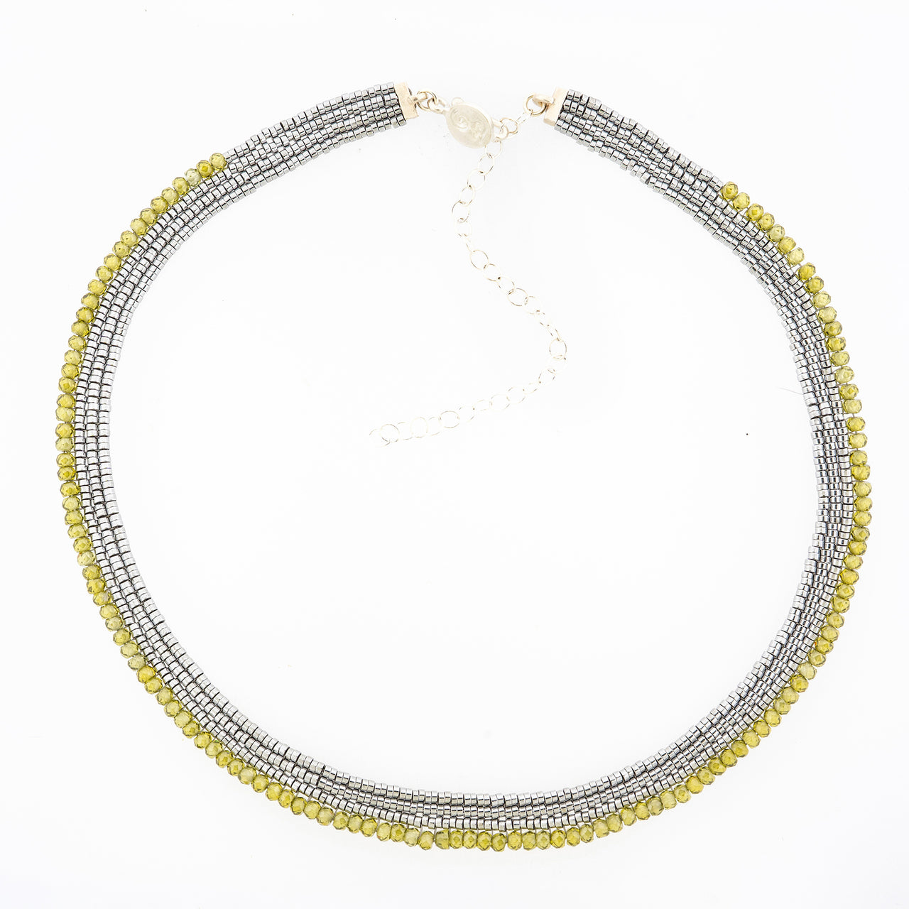 Collar Ange Zirconia Verde