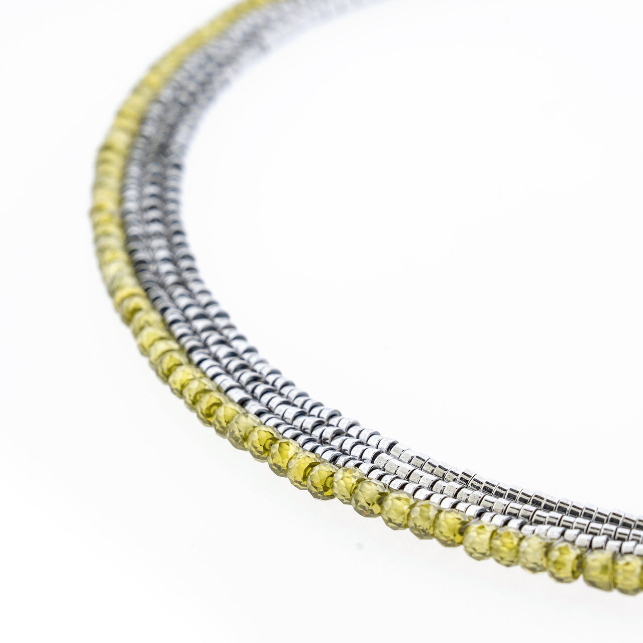 Collar Ange Zirconia Verde