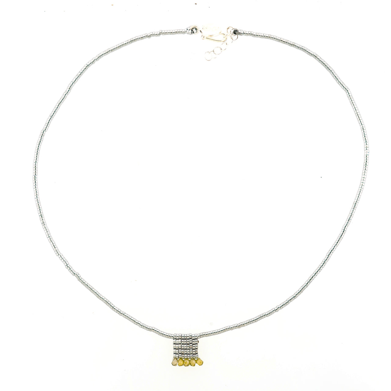 Collar Ange Dije Zirconia Verde