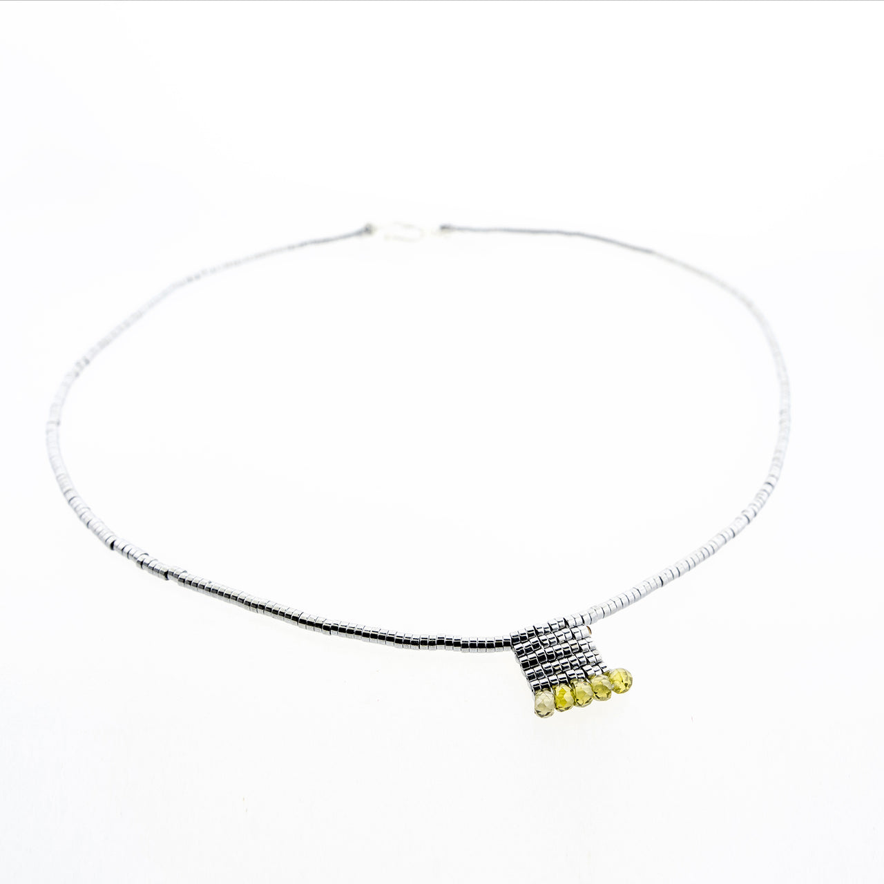 Collar Ange Dije Zirconia Verde
