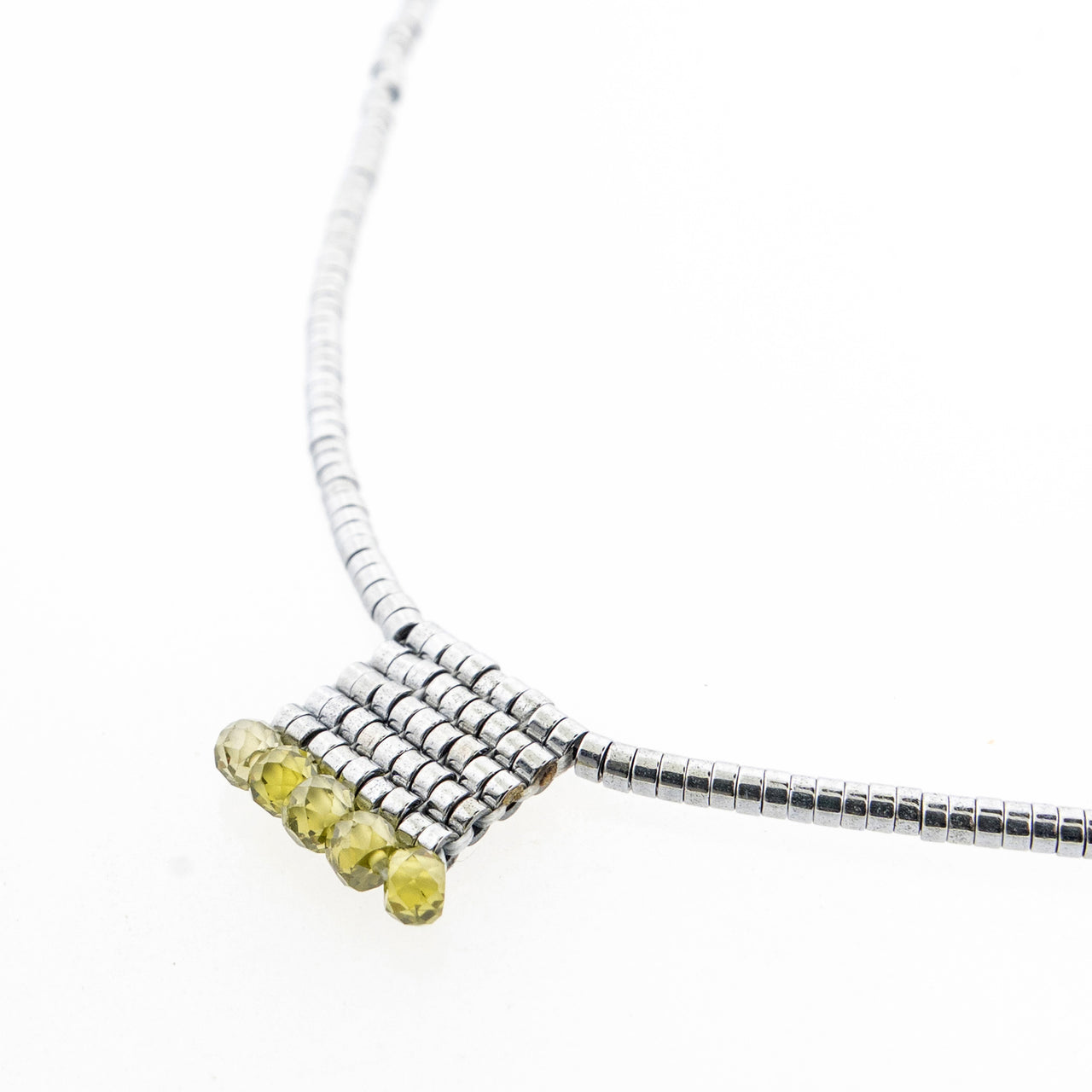 Collar Ange Dije Zirconia Verde