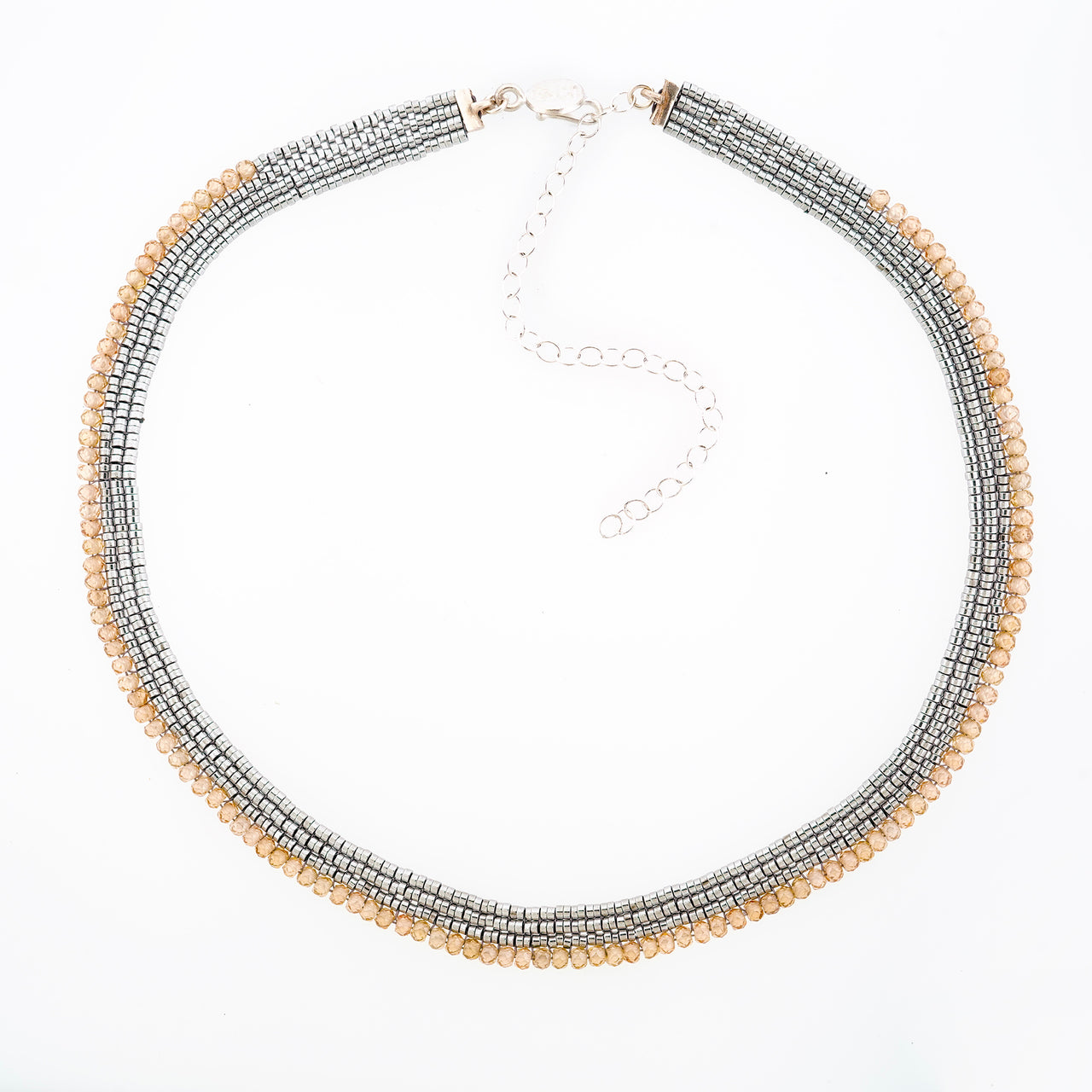 Collar Ange Zirconia Beige