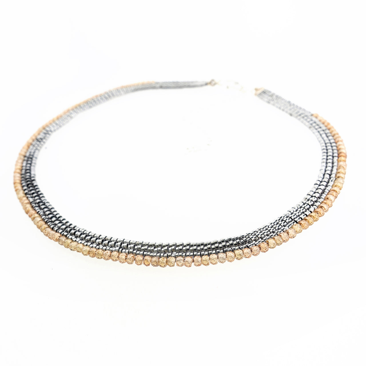 Collar Ange Zirconia Beige