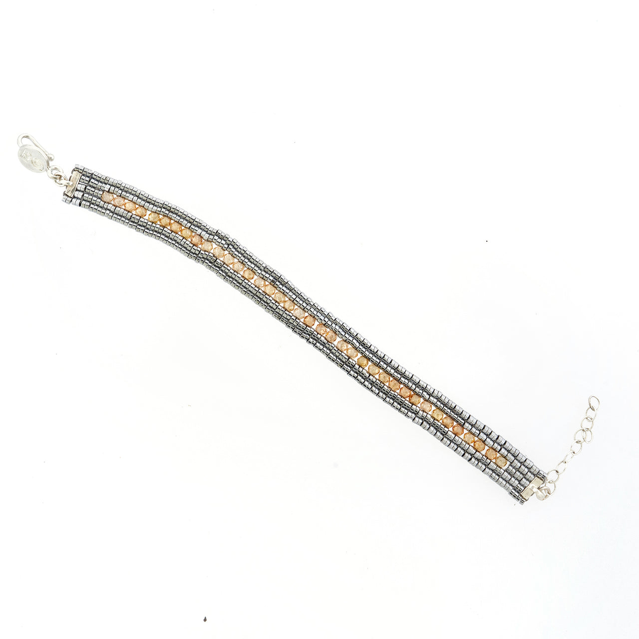 Pulsera Ange Piedras Varias Circonia Beige