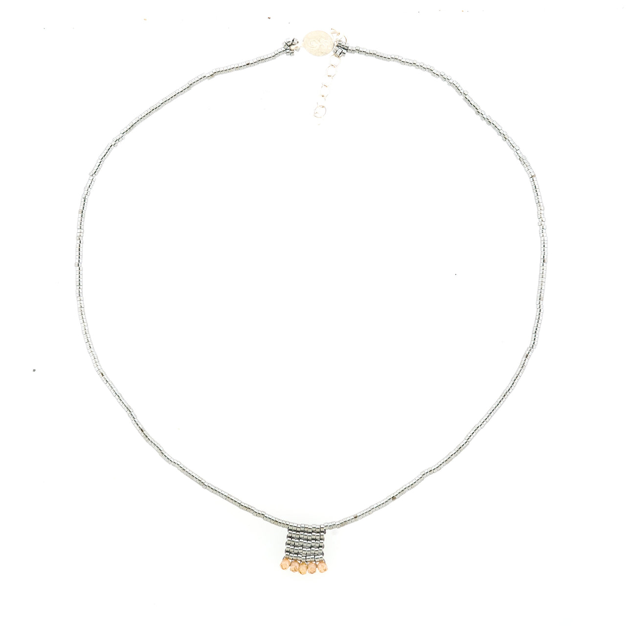 Collar Ange Dije Zirconia Beige