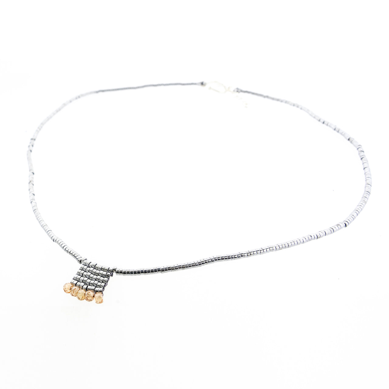 Collar Ange Dije Zirconia Beige