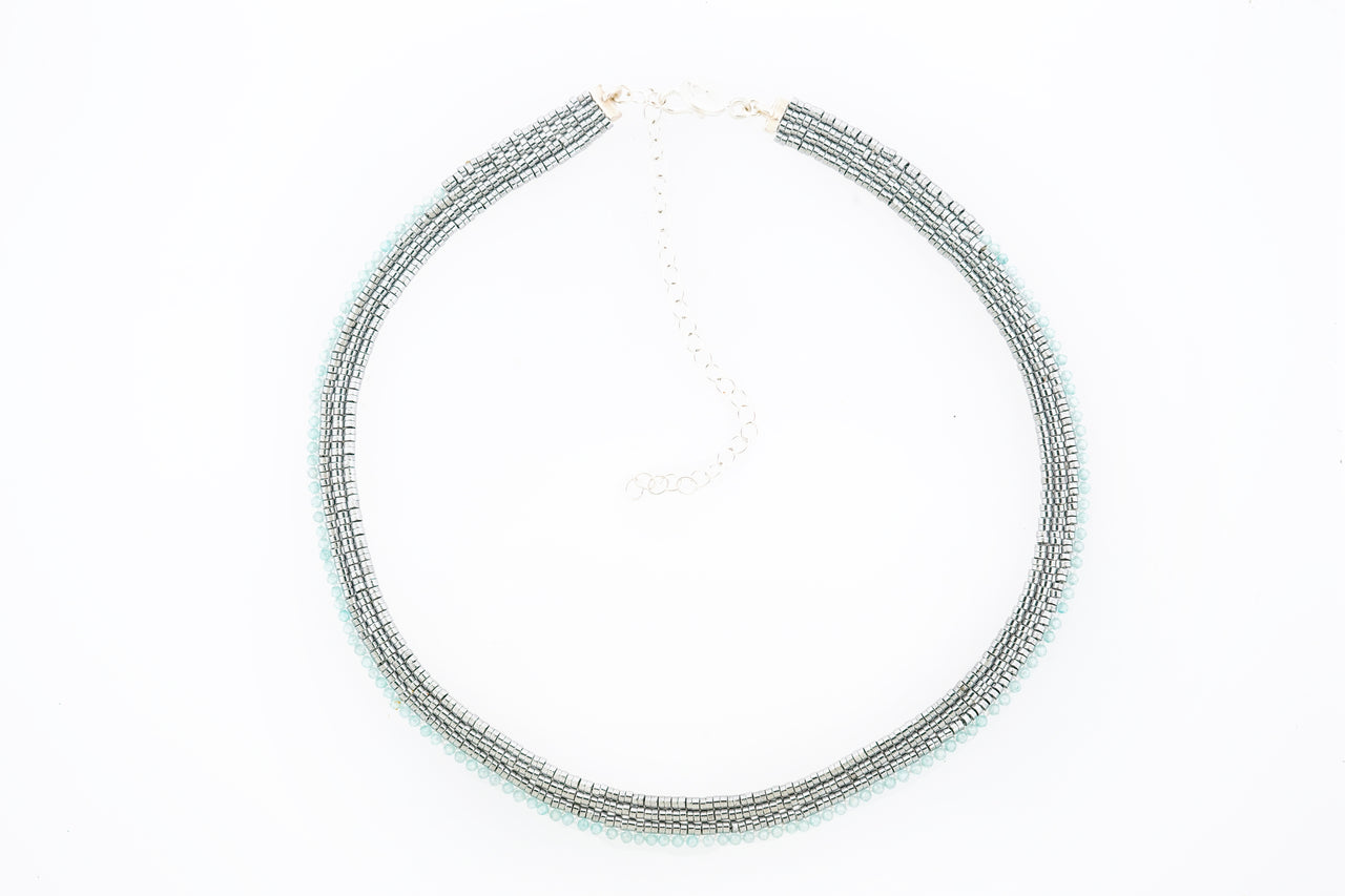 Collar Ange Aguamarina