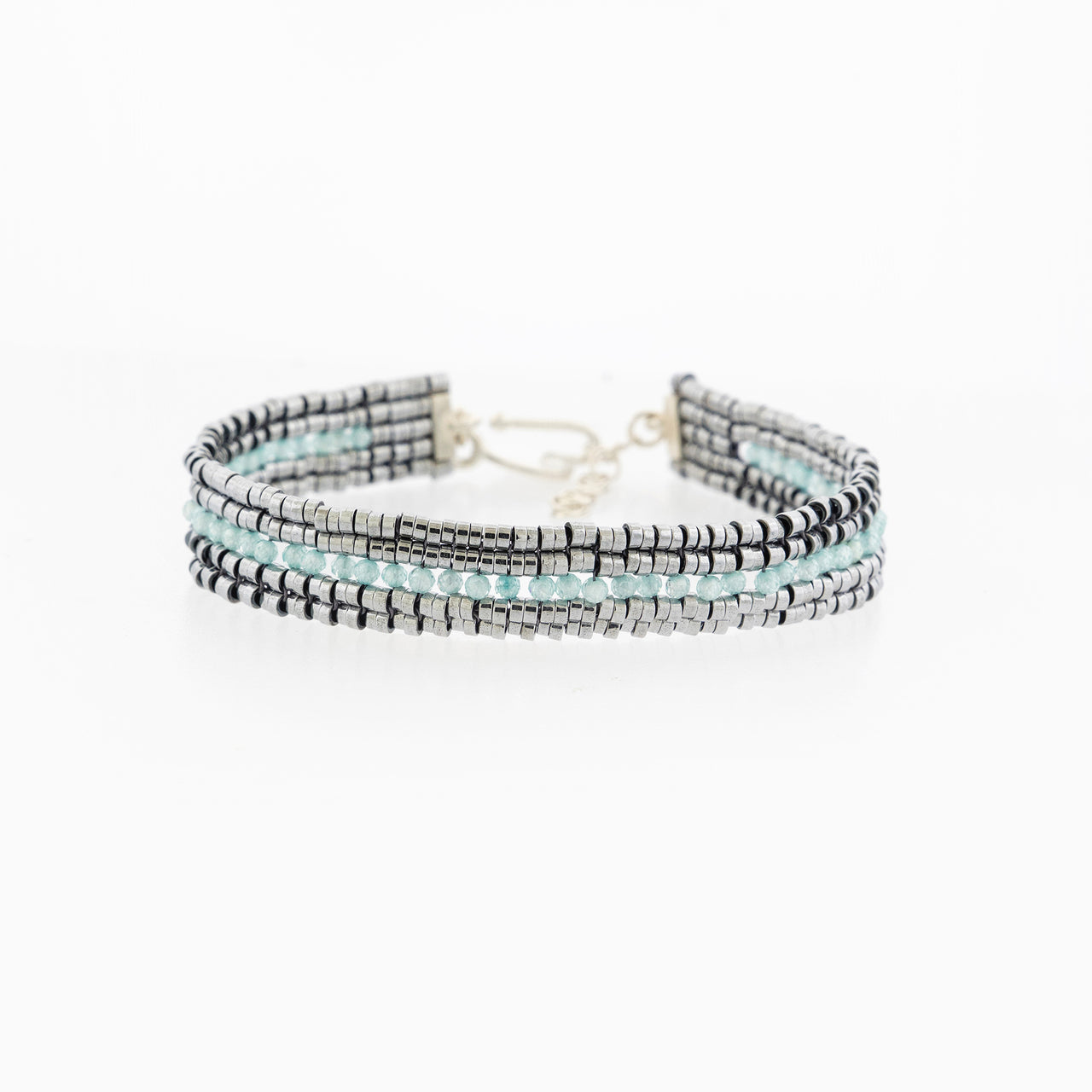 Pulsera Ange Piedras Varias Aguamarina