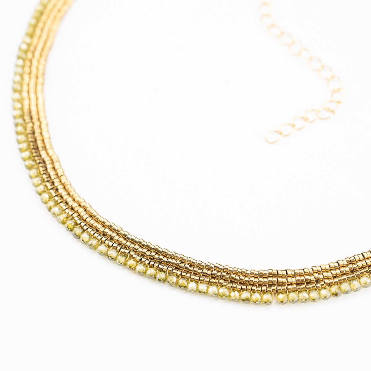 Collar Ange Zirconia Verde