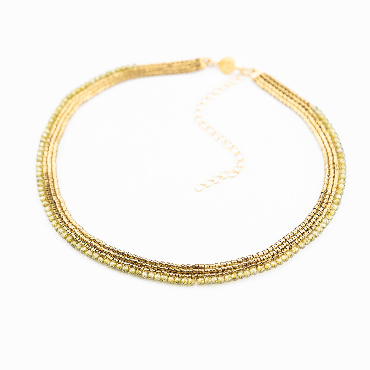 Collar Ange Zirconia Verde