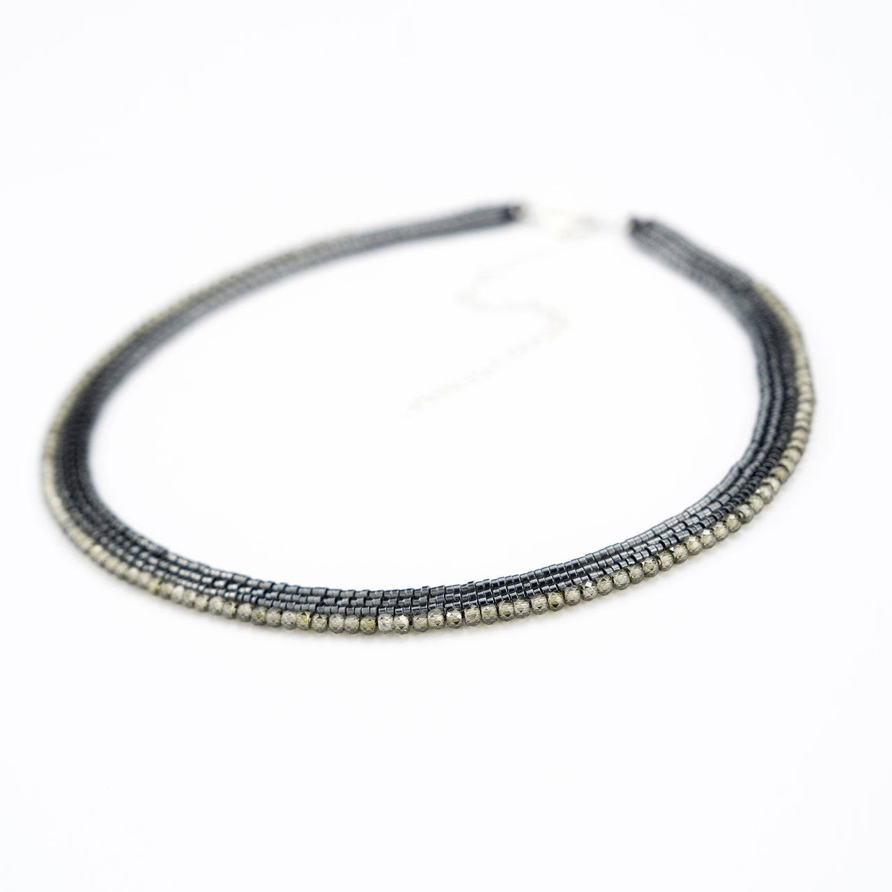 Collar Ange Zirconia Verde