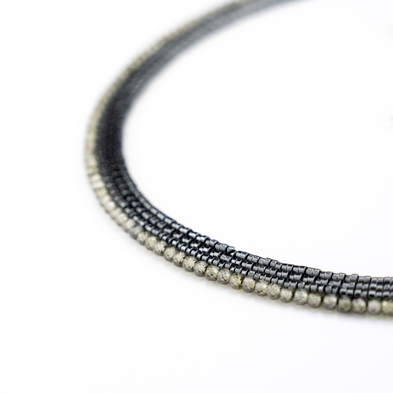 Collar Ange Zirconia Verde