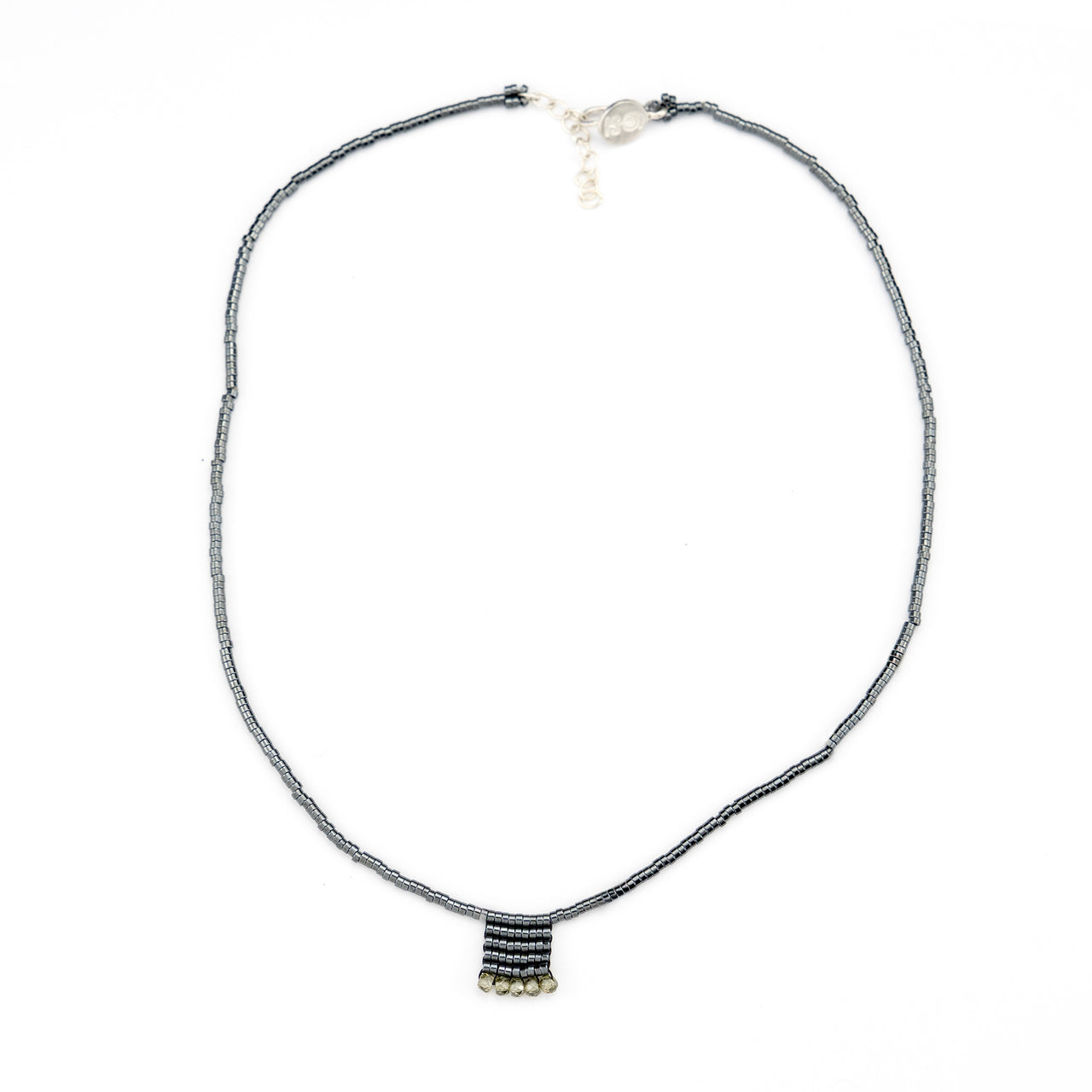 Collar Ange Dije Zirconia Verde
