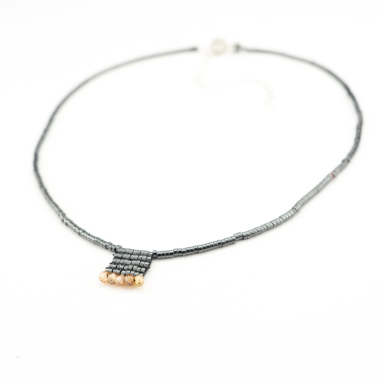 Collar Ange Dije Zirconia Beige