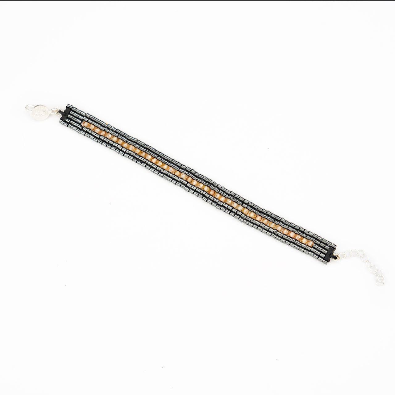Pulsera Ange Piedras Varias Circonia Beige