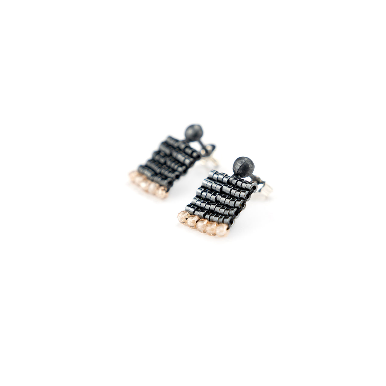 Aretes Ange Circonia Beige