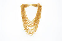 Thumbnail for Collar cosecha 25 hilos dorado metálico RXP