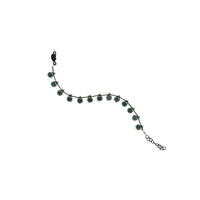 Thumbnail for Pulsera KATARI 13 Piedra Apatita Plata Pavonada