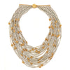 Collar cosecha 25 hilos dorado RXP