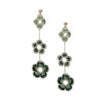 Aretes nomeolvides triples plata.