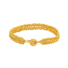 Pulsera Marcelo plano dorado