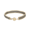 Pulsera Marcelo plano plateado