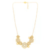 Collar 7 nomeolvides dorado.